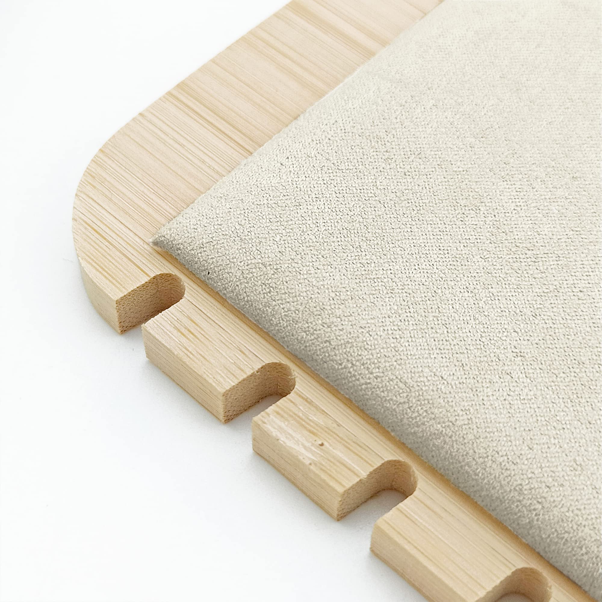 Bocar Bamboo Jewelry Display Stand Showcase for Pendant Necklace (ZZ-6-Beige) - Image 6