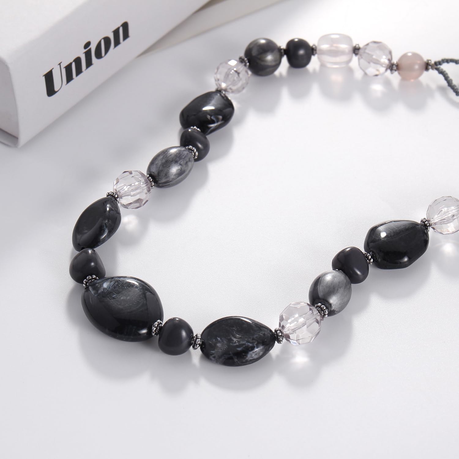 Bocar Long Beaded Necklace for Women Handmade Fashion Costume Chain Jewelry Gift - Image 4