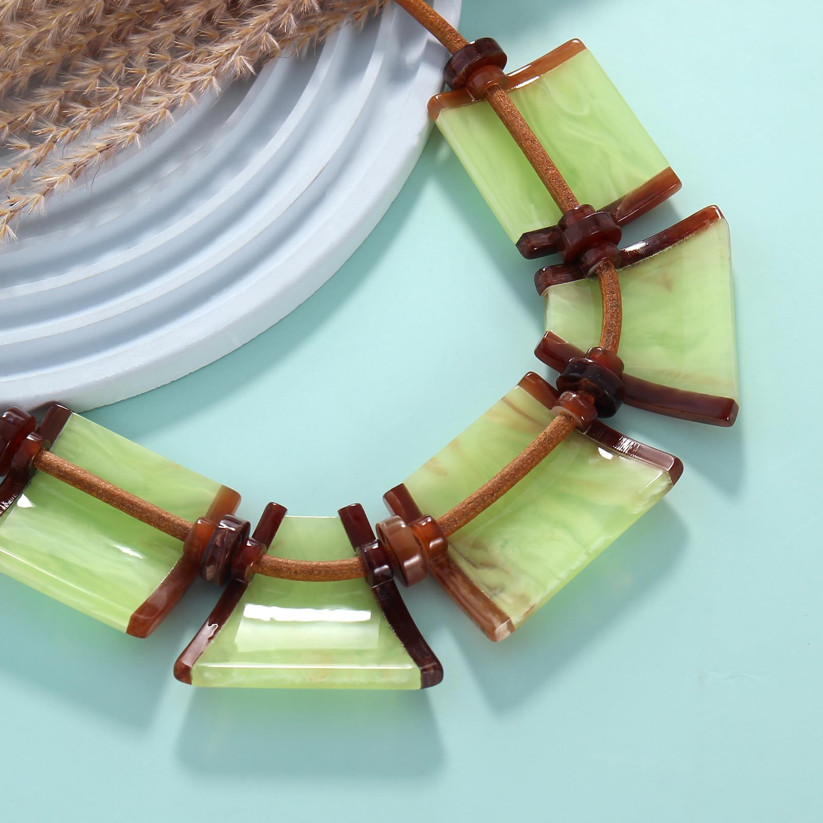 Bocar Necklace for Women, Chunky Statement Necklace, Choker Collar Necklace, Novelty Necklaces, Jewellery for Women Gifts (NK-10704) - Image 5