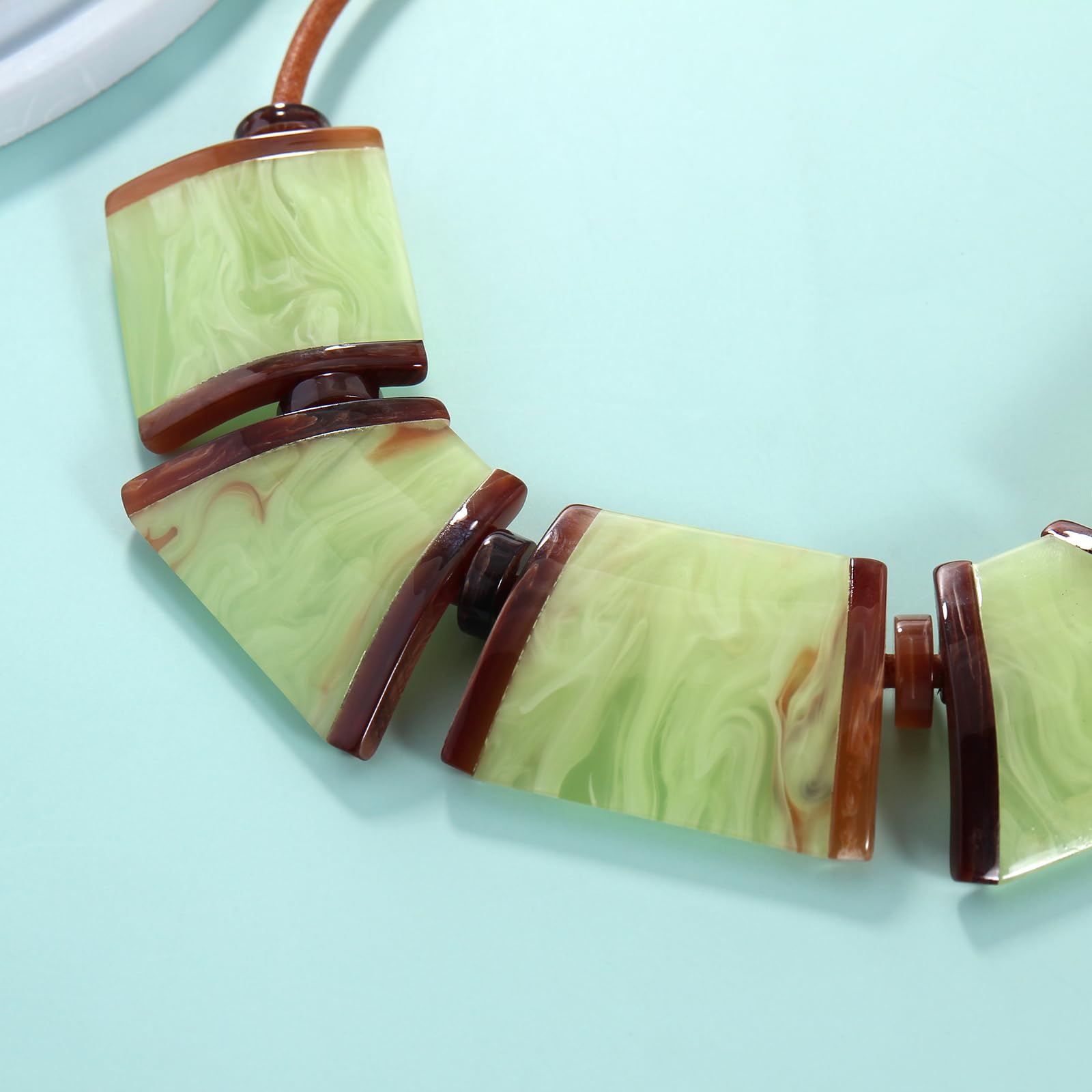 Bocar Necklace for Women, Chunky Statement Necklace, Choker Collar Necklace, Novelty Necklaces, Jewellery for Women Gifts (NK-10704) - Image 8