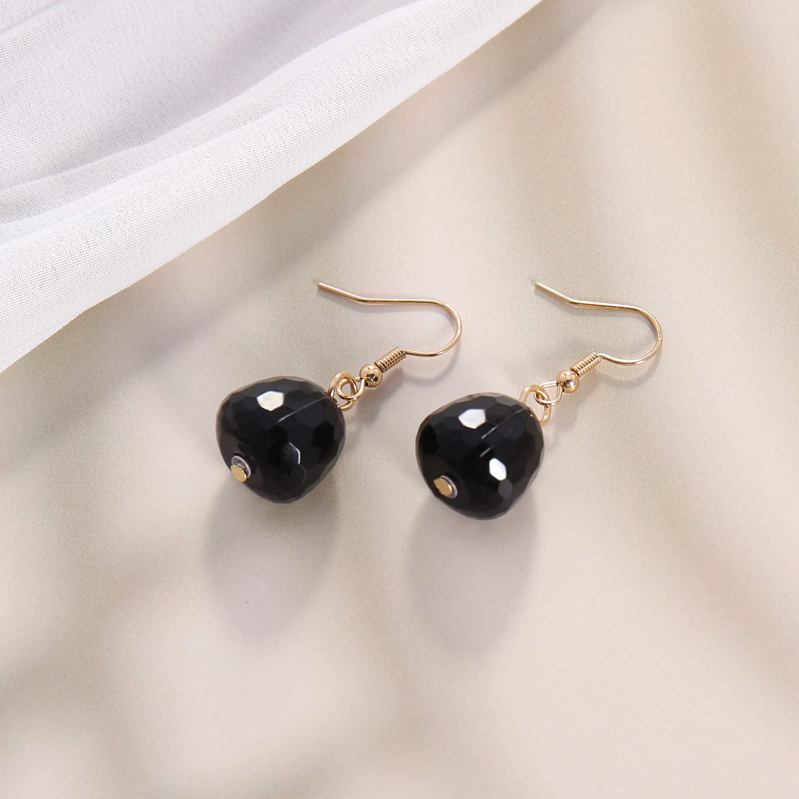 Bocar Necklace for Women, Multi Layer Statement Necklace, Long Chain Chunky Bib Seed Beads Necklace, Necklace Earring Set for Women Gift (NK-10693) - Image 7