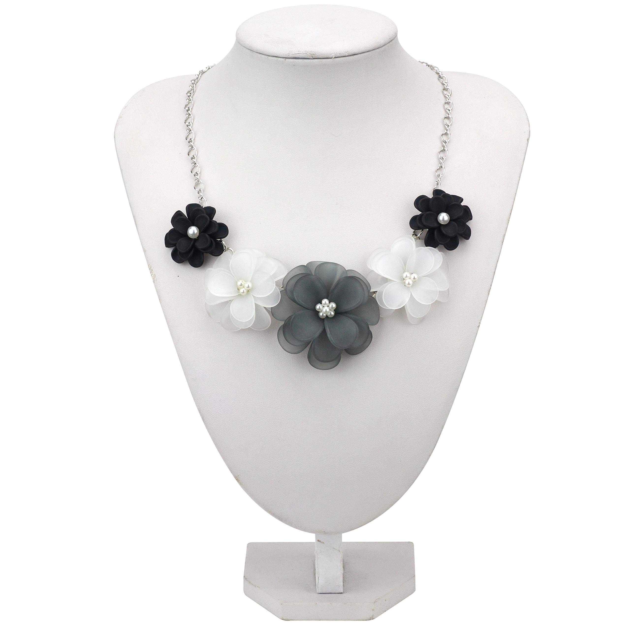 Bocar Trendy Flower Summer Beach Statement Collar Necklace - Women's Party Choker Jewelry Gift - Image 5
